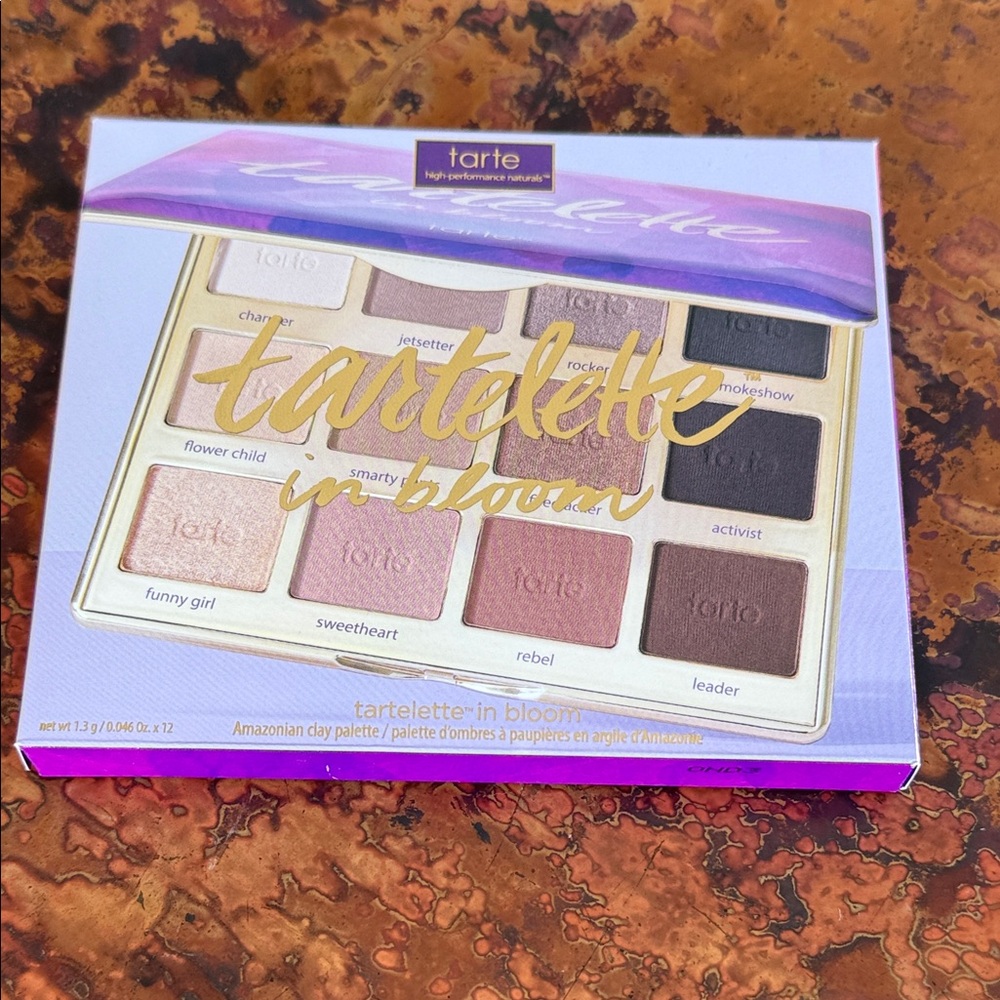 Tarte Tartelette In Bloom 12 Shade Amazonian Clay Neutral & Bronze Color Palette